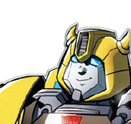 A transparent panel of Bumblebee from Till All Are One